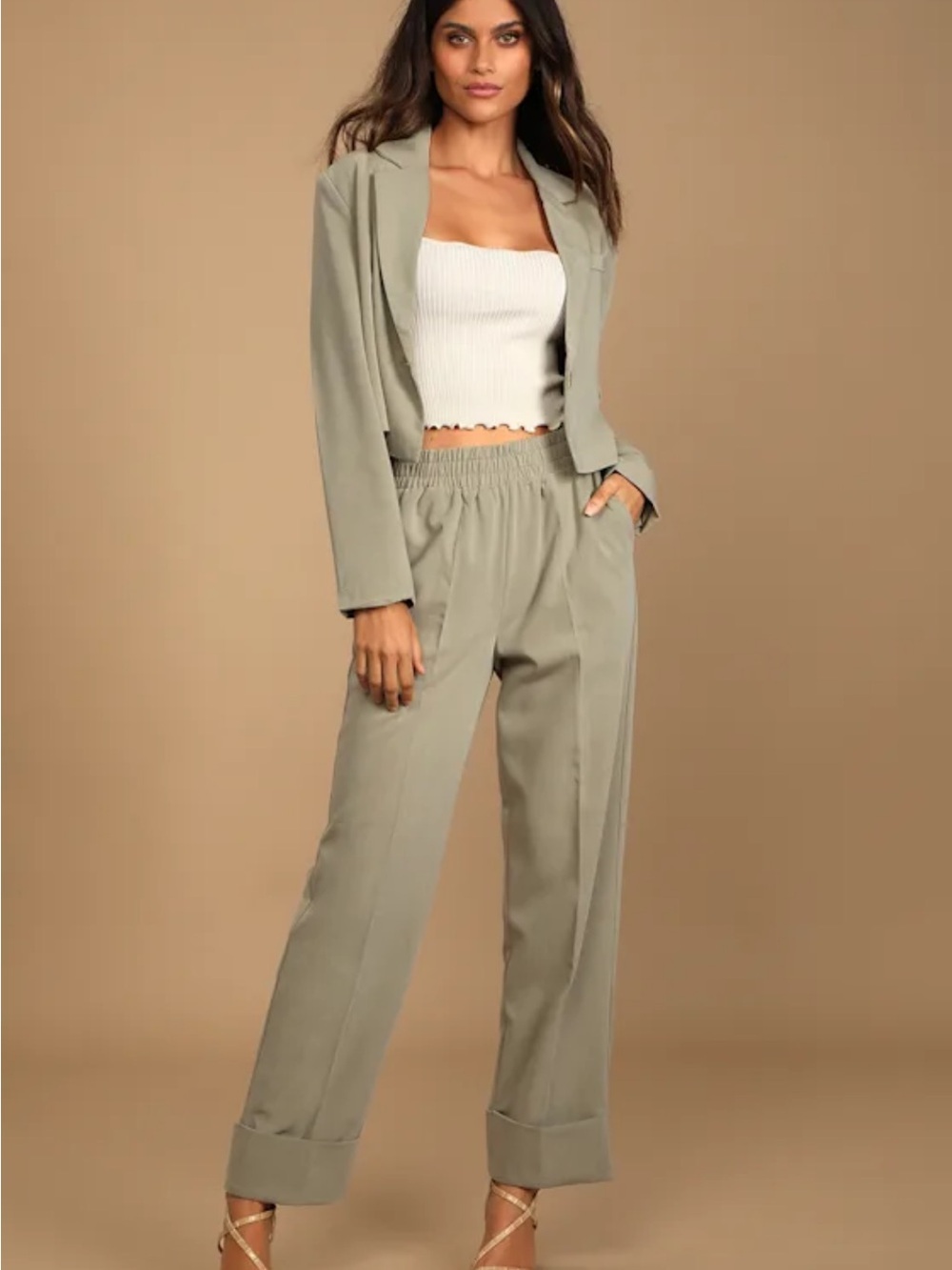 4th & Reckless Raine High Waisted Trouser Pants